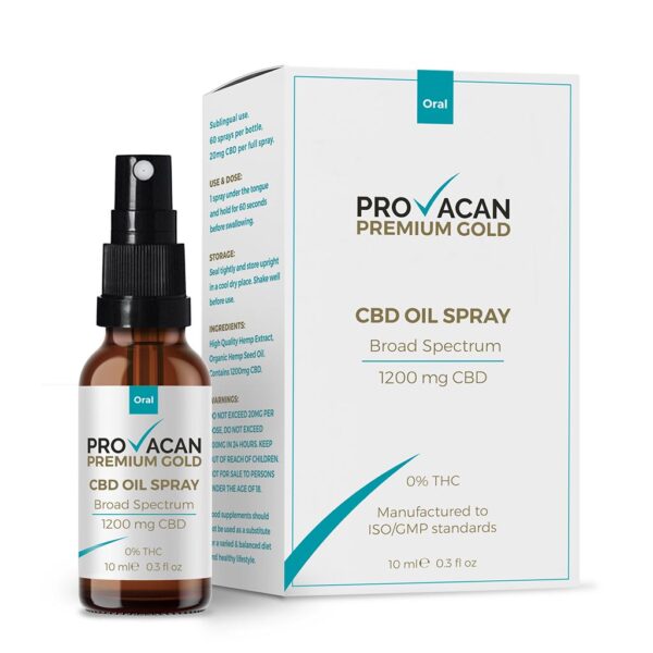 Provacan Gold CBD oil spray