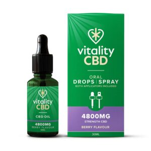 Vitality 4800mg CBD Oil Spray Berry Flavour